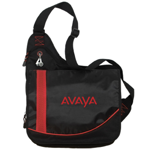 P4520-C
	-MESSENGER BAG
	-Black with Red mesh and piping (Clearance Minimum 60 Units)